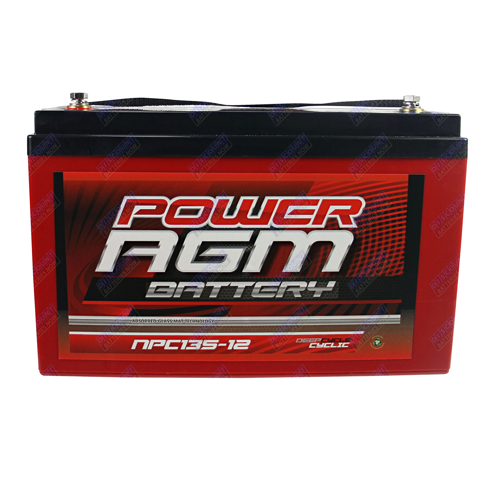 Power agm deep cycle battery 12v 135ah