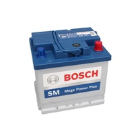 55066 Bosch SM Silver Mega Power Plus European Car Battery Maintenance Free