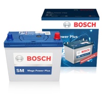 55B24LS Bosch SM Silver Mega Power Plus Japanese Car Battery Maintenance Free