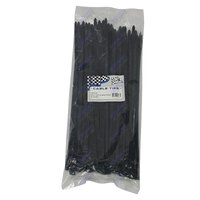 Cable Ties 368mm x 7.6mm Black UV Stabilised Pack of 100
