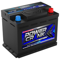 DIN55 Power Crank European Performance Series Car Battery Maintenance Free
