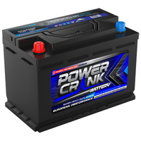 DIN66HR Power Crank European Performance Series Car Battery Maintenance Free