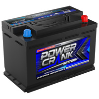 DIN66H Power Crank European Performance Series Car Battery Maintenance Free