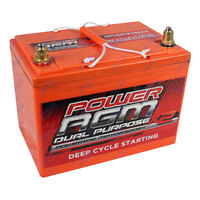 Power AGM Dual Purpose Starting & Deep Cycling Battery LHP 12V 85AH 675CCA